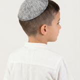 כיפה שטוחה - שחור