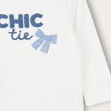 חולצת טי שירט CHIC - לבן / כחול