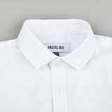 חולצת ג`קארד ש.א פסטל - white oxford